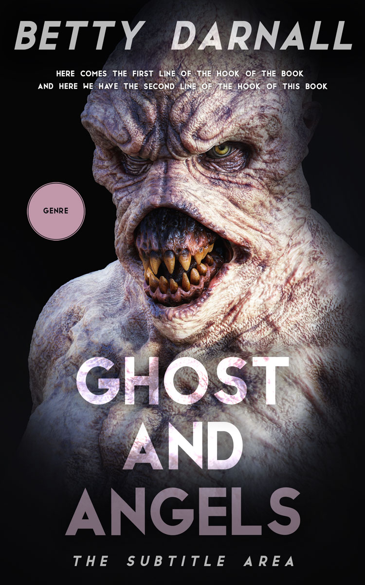 2D view of Premade Horror Book Cover - Cold Turkey