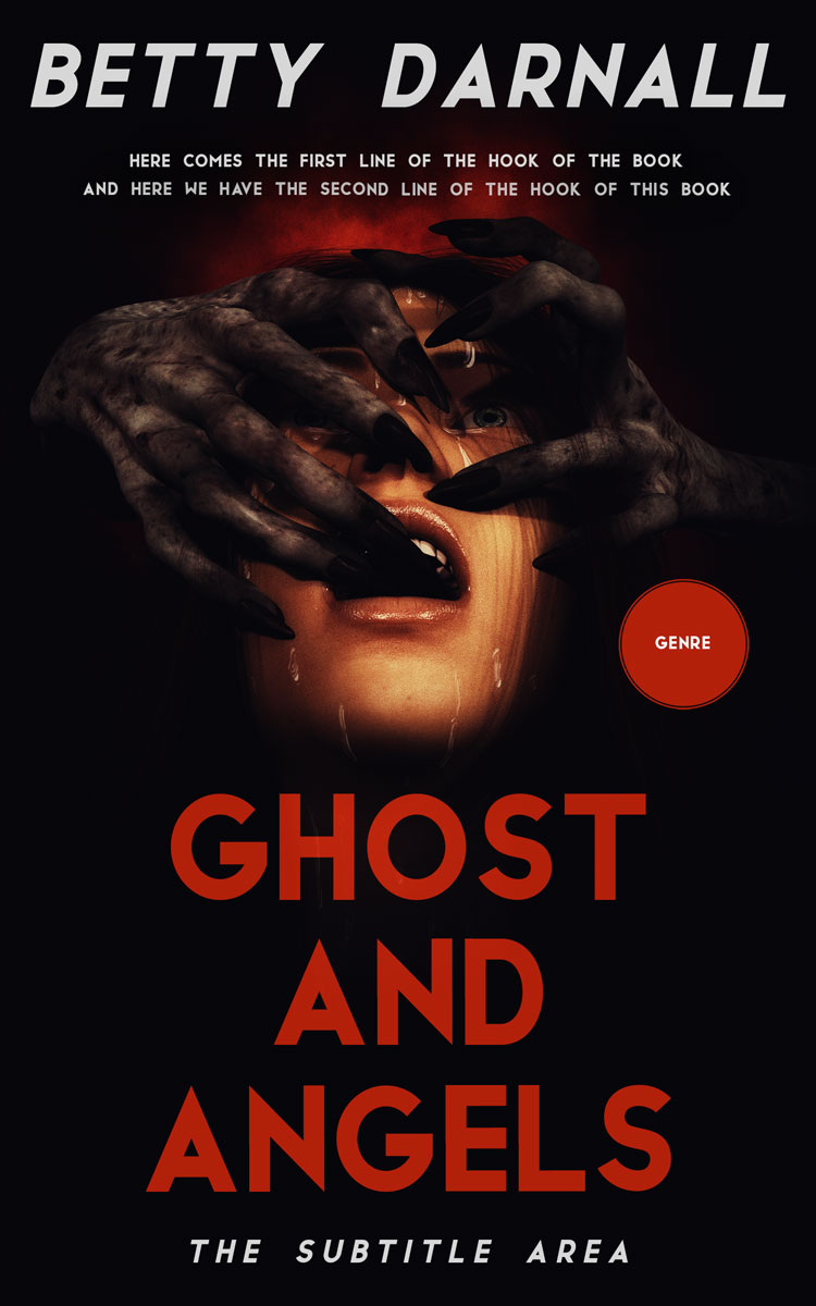 2D view of Premade Horror Book Cover - Crail