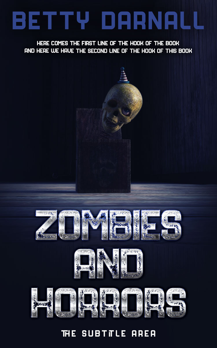 2D view of Premade Horror Book Cover - Vulcan