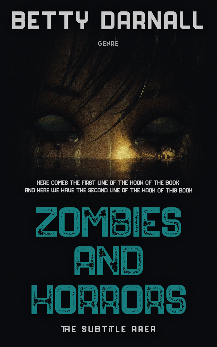 2D view of Premade Horror Book Cover - Woodsmoke