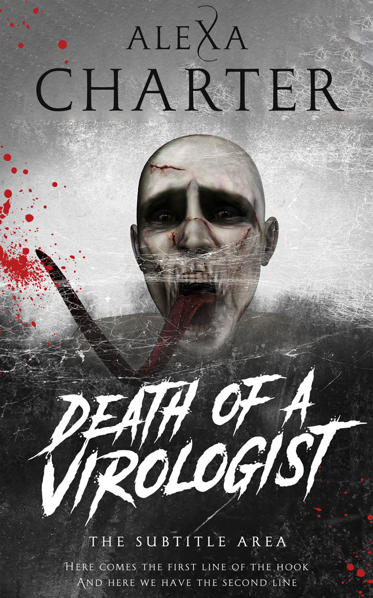 2D view of Premade Horror Book Cover - Tuatara