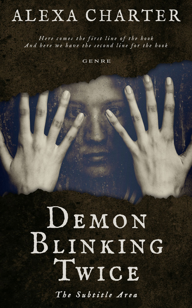 2D view of Premade Horror Book Cover - Zeus