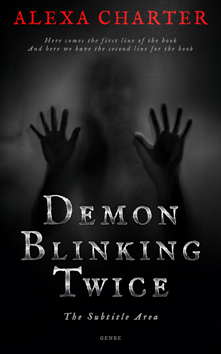 2D view of Cod Gray #12346 - Premade Horror Book Cover