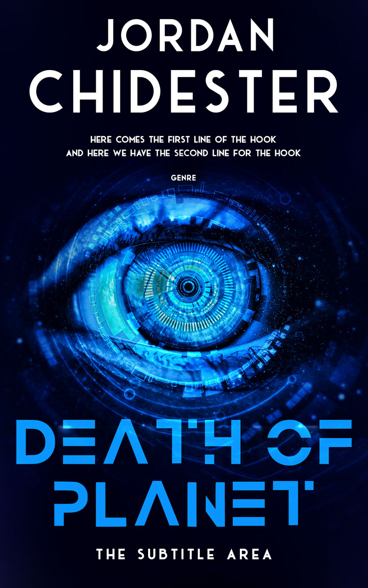 2D view of Premade Science Fiction Book Cover - Black Pearl