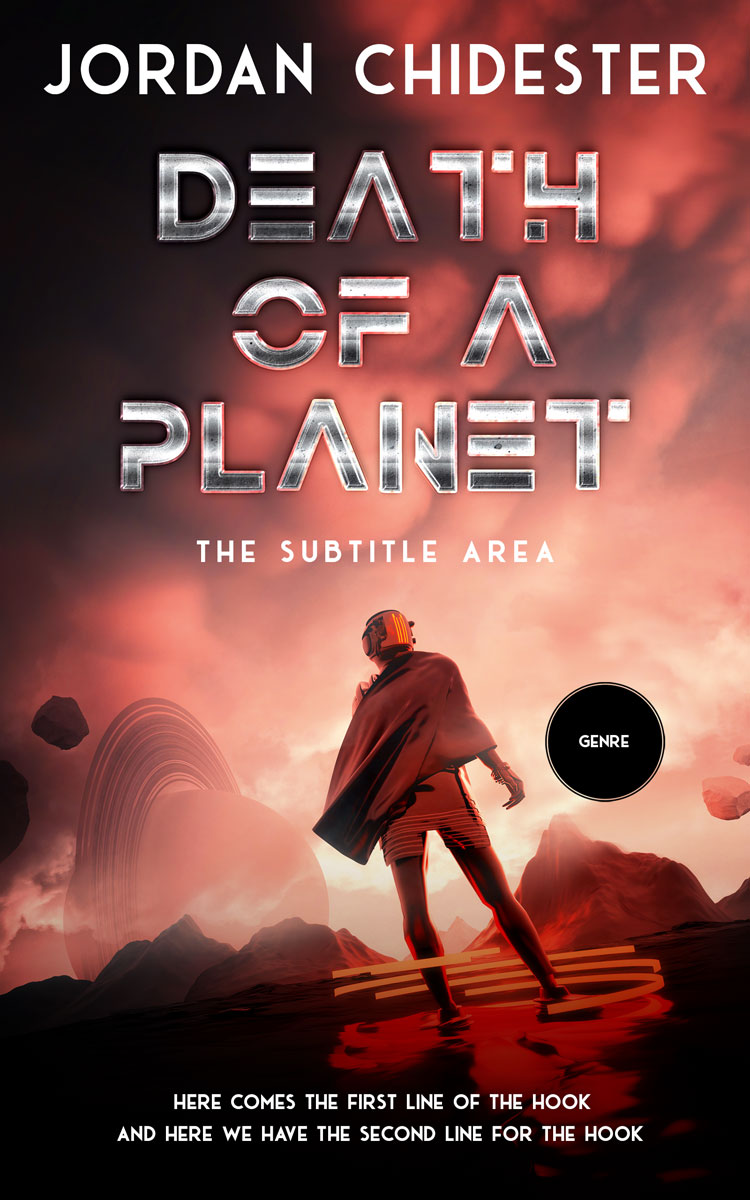 2D view of Premade Science Fiction Book Cover - Gondola