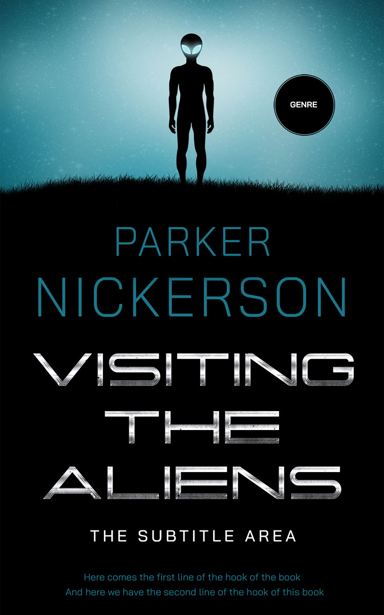 2D view of Premade Science Fiction Book Cover - Jungle Mist