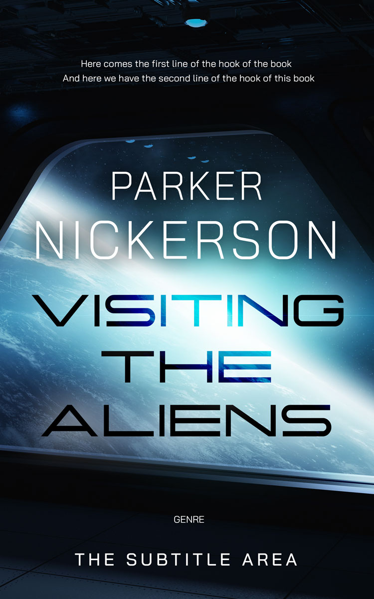 2D view of Premade Science Fiction Book Cover - Ziggurat