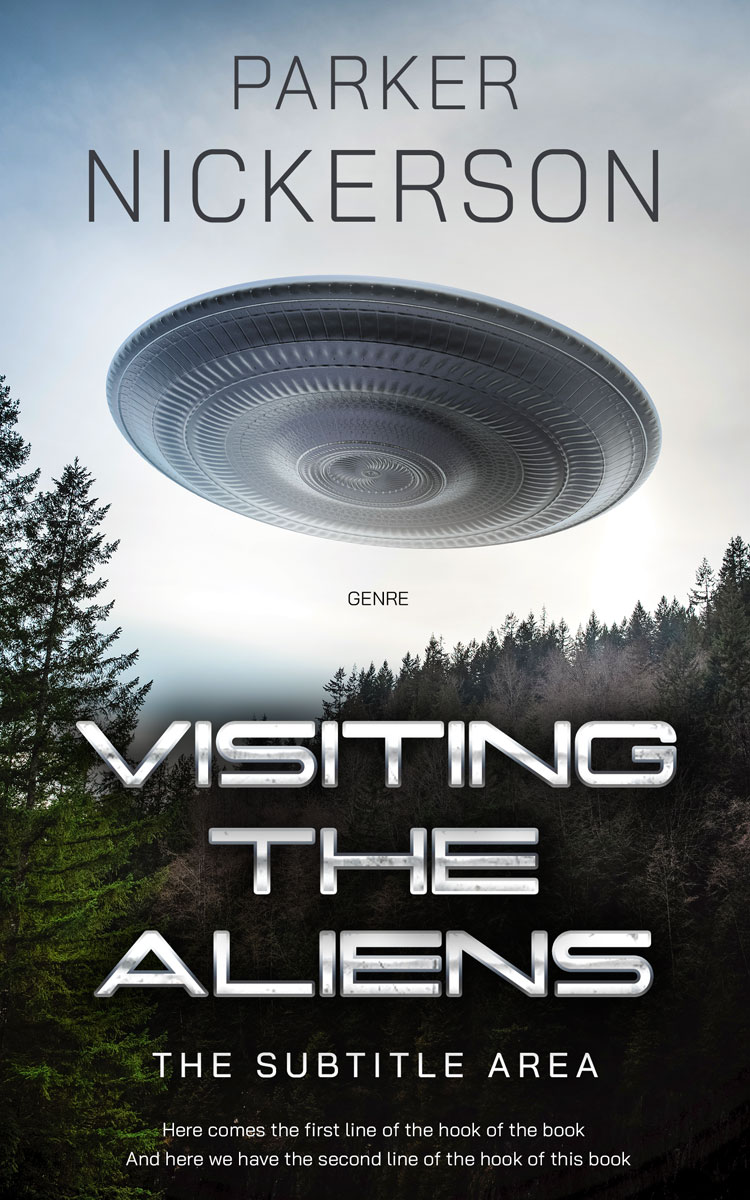 2D view of Premade Science Fiction Book Cover - Iron