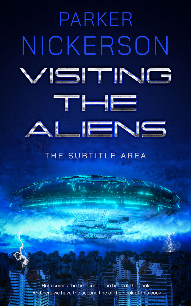 2D view of Premade Science Fiction Book Cover - Deep Cove