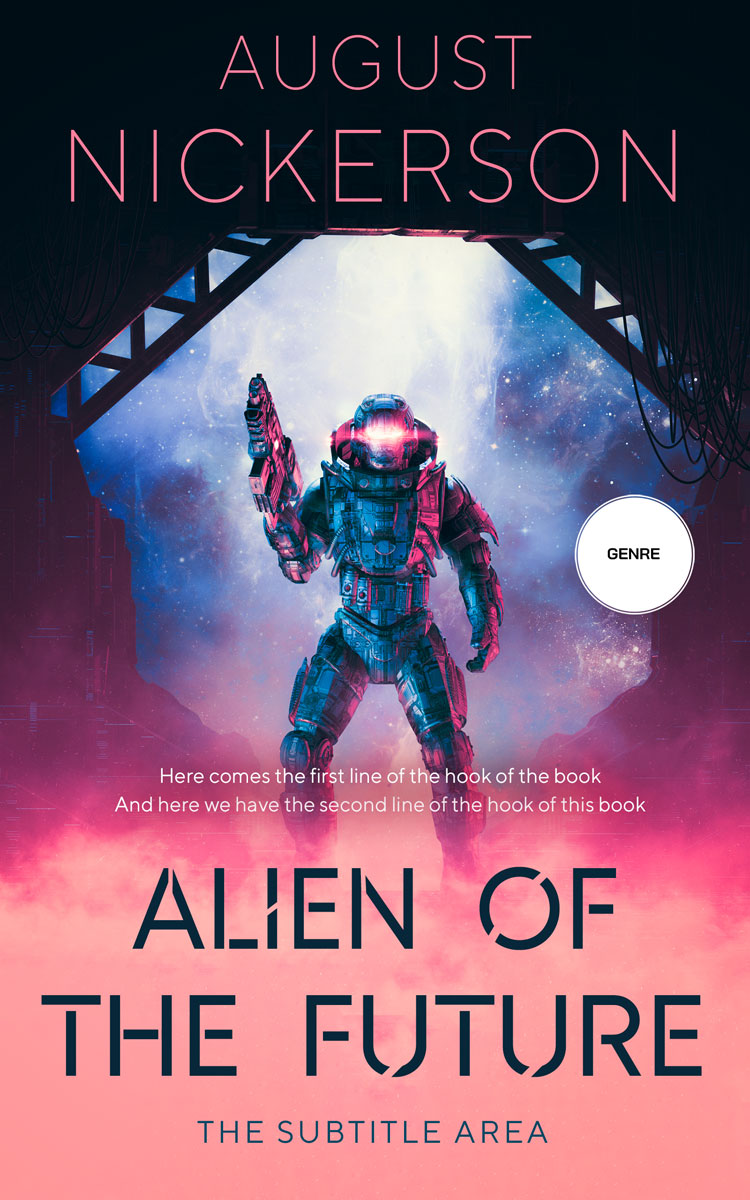 2D view of Premade Science Fiction Book Cover - Firefly