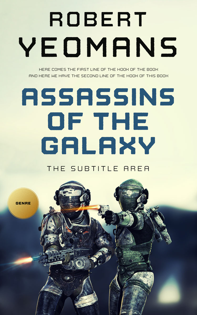 2D view of Premade Science Fiction Book Cover - Aths Special