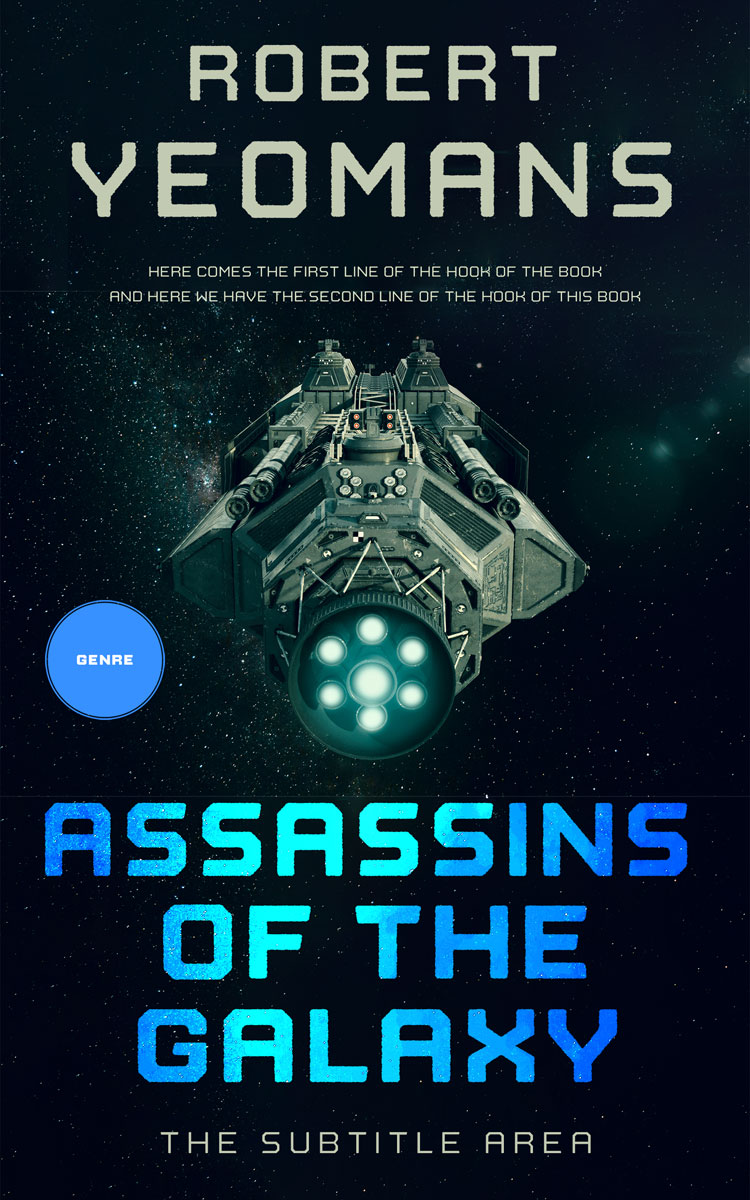 2D view of Premade Science Fiction Book Cover - Firefly