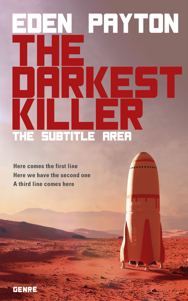 2D view of Premade Science Fiction Book Cover - Coral Tree