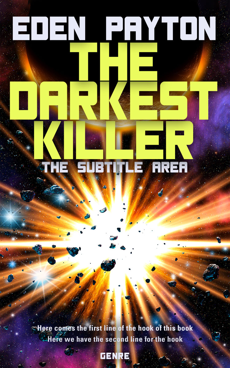 2D view of Premade Science Fiction Book Cover - Rob Roy