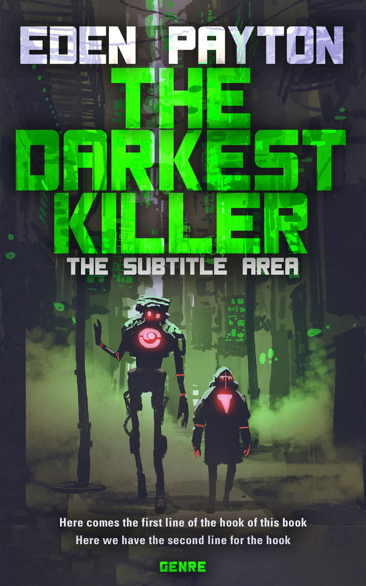 2D view of Premade Science Fiction Book Cover - Cape Cod