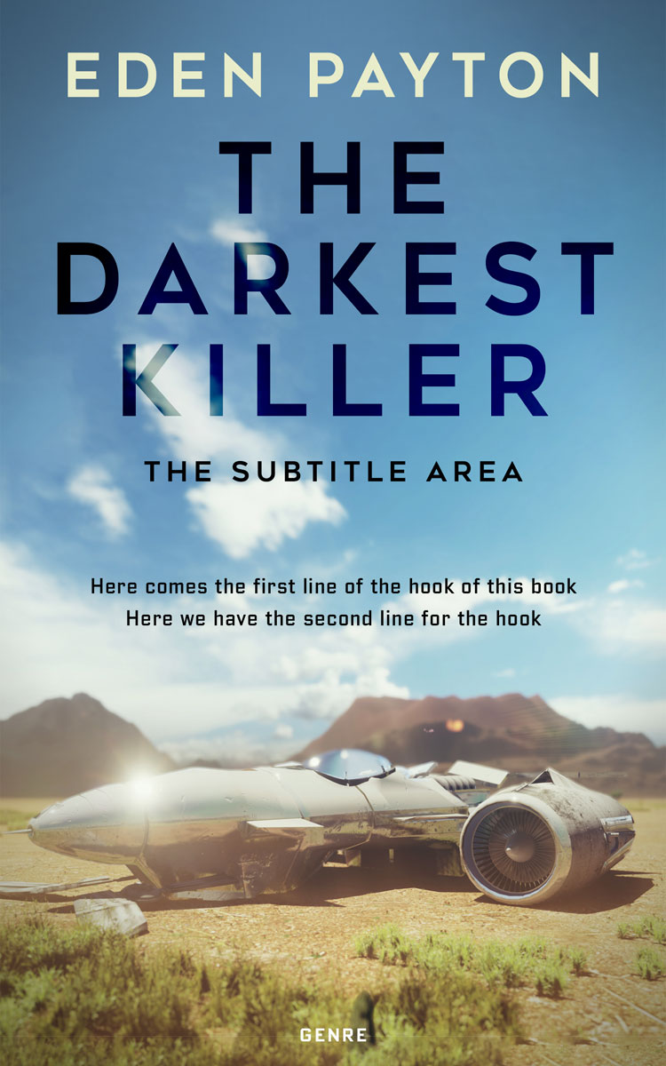 2D view of Premade Science Fiction Book Cover - Gothic