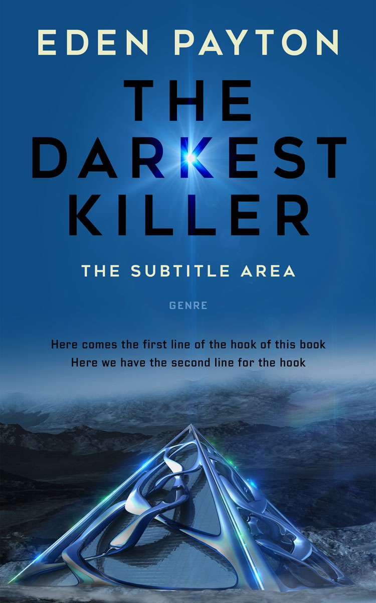 2D view of Premade Science Fiction Book Cover - St Tropaz