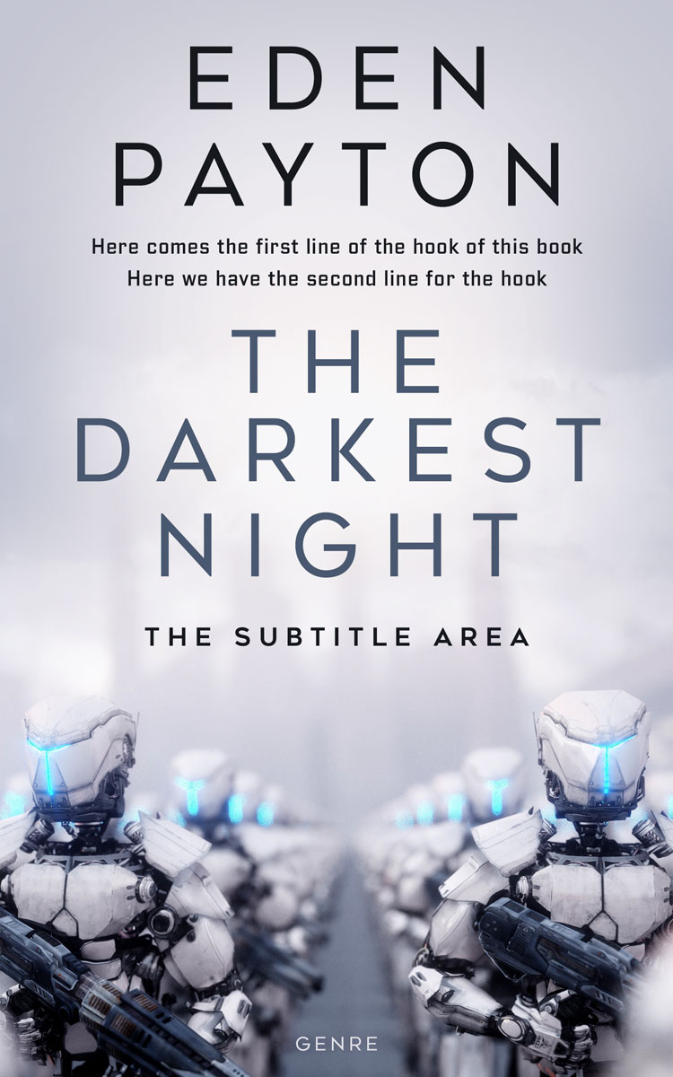 2D view of Premade Apocalyptica Book Cover - Mischka