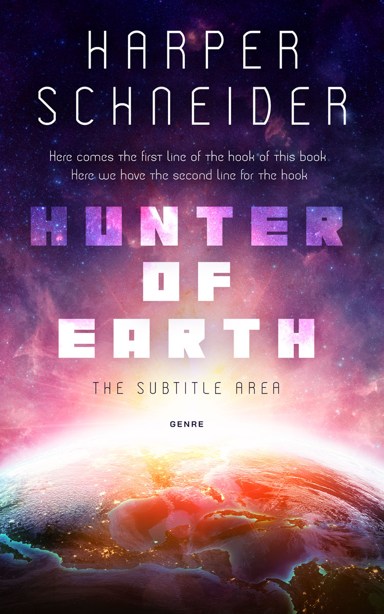 2D view of Premade Science Fiction Book Cover - Shilo