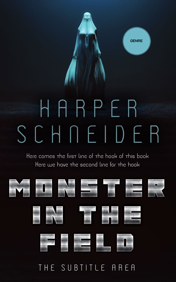 2D view of Premade Horror Book Cover - Woodsmoke