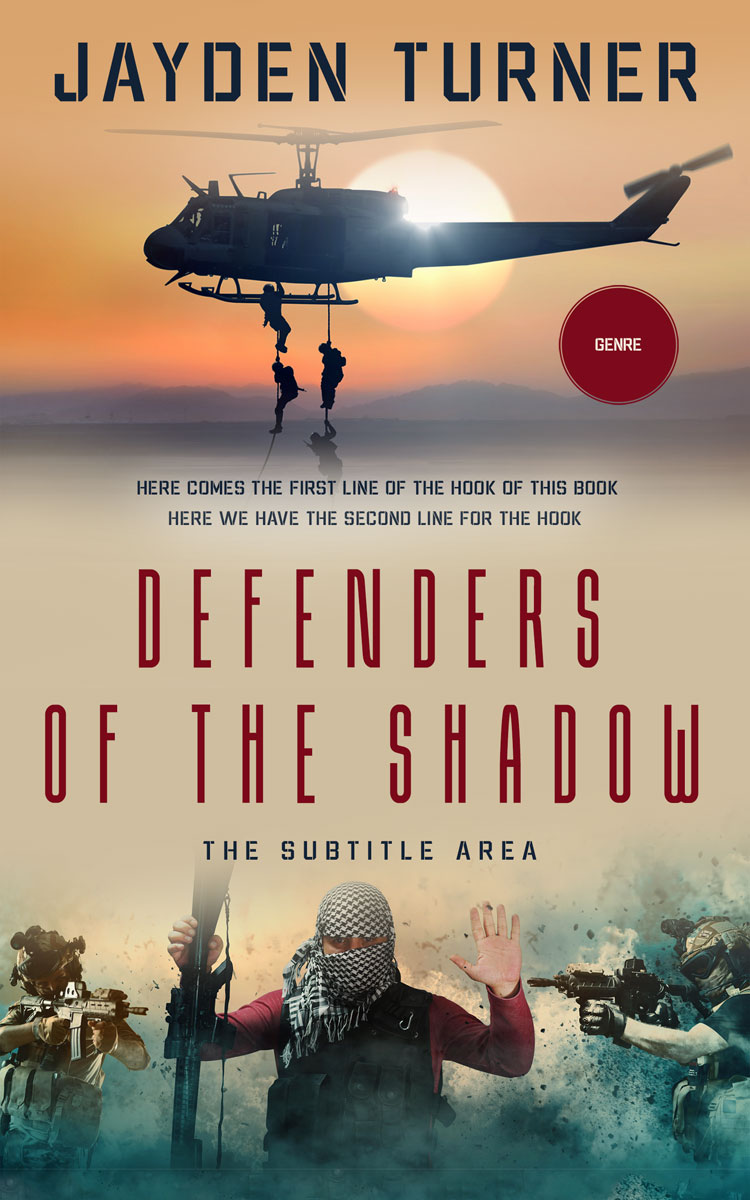 2D view of Premade Mystery & Thriller & Suspense Book Cover - Indian Khaki