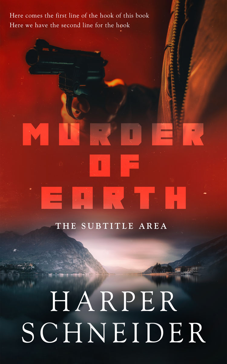 2D view of Premade Mystery & Thriller & Suspense Book Cover - Jon