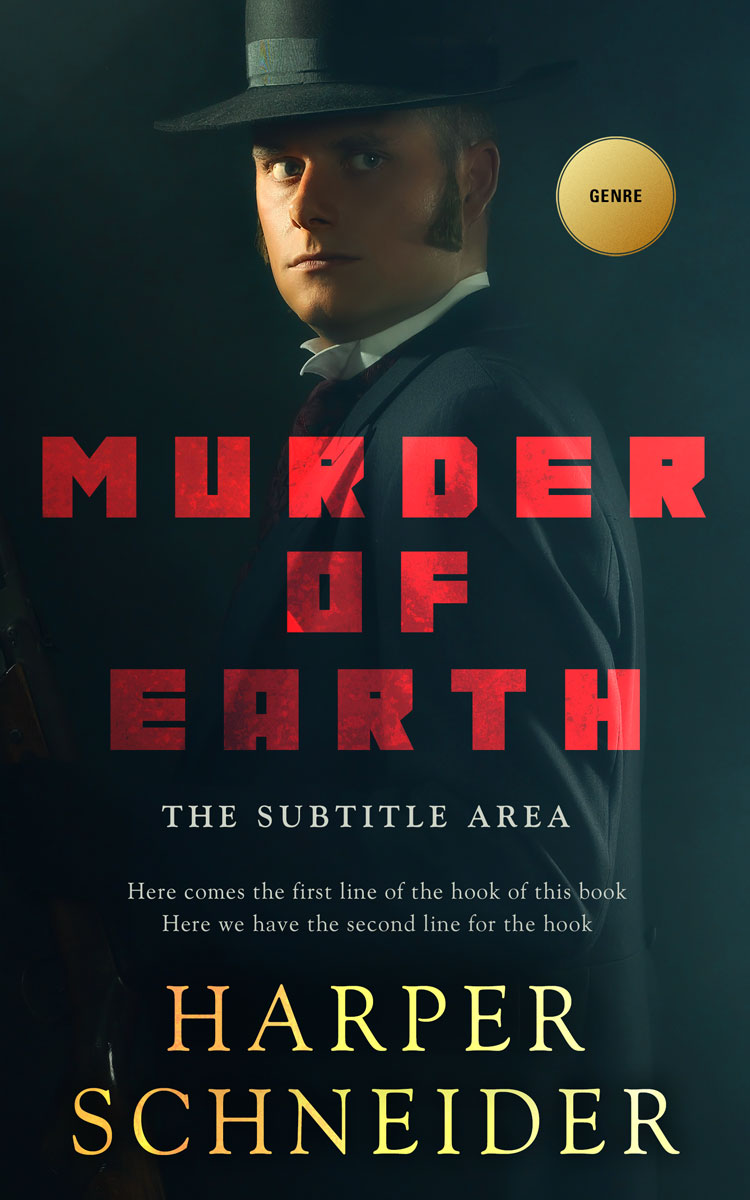 2D view of Premade Mystery & Thriller & Suspense Book Cover - Aztec