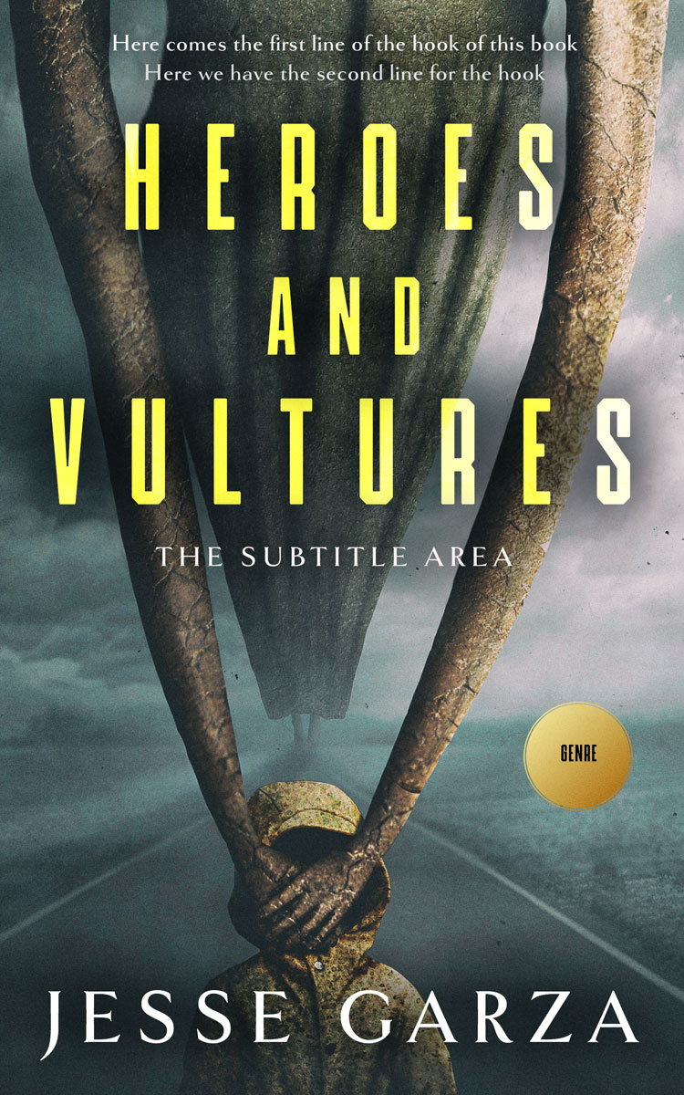 2D view of Premade Horror Book Cover - Cape Cod