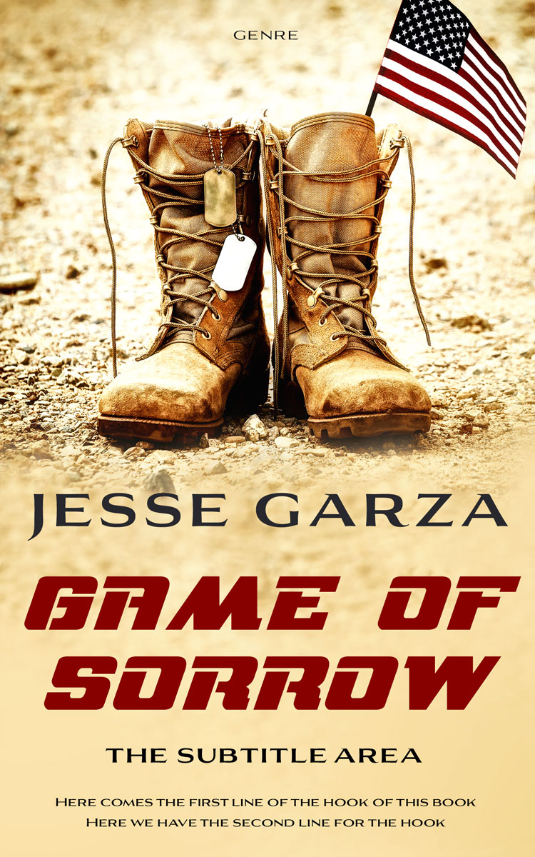 2D view of Premade Historical Book Cover - Wheat