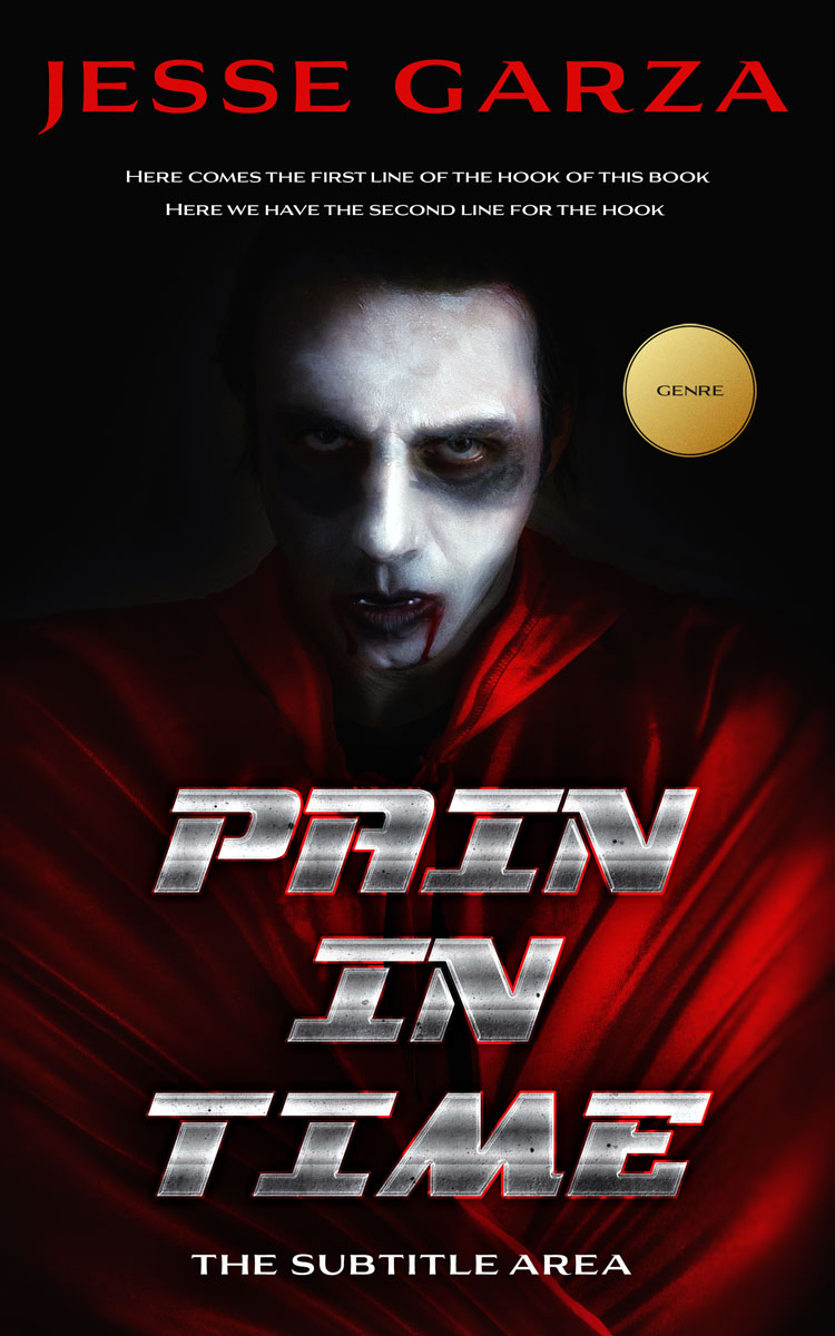 2D view of Premade Horror Book Cover - Old Rose