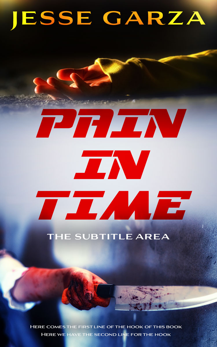 2D view of Premade Mystery & Thriller & Suspense Book Cover - Careys Pink