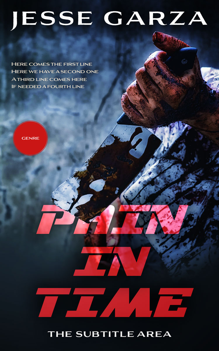 2D view of Premade Mystery & Thriller & Suspense Book Cover - Mirage