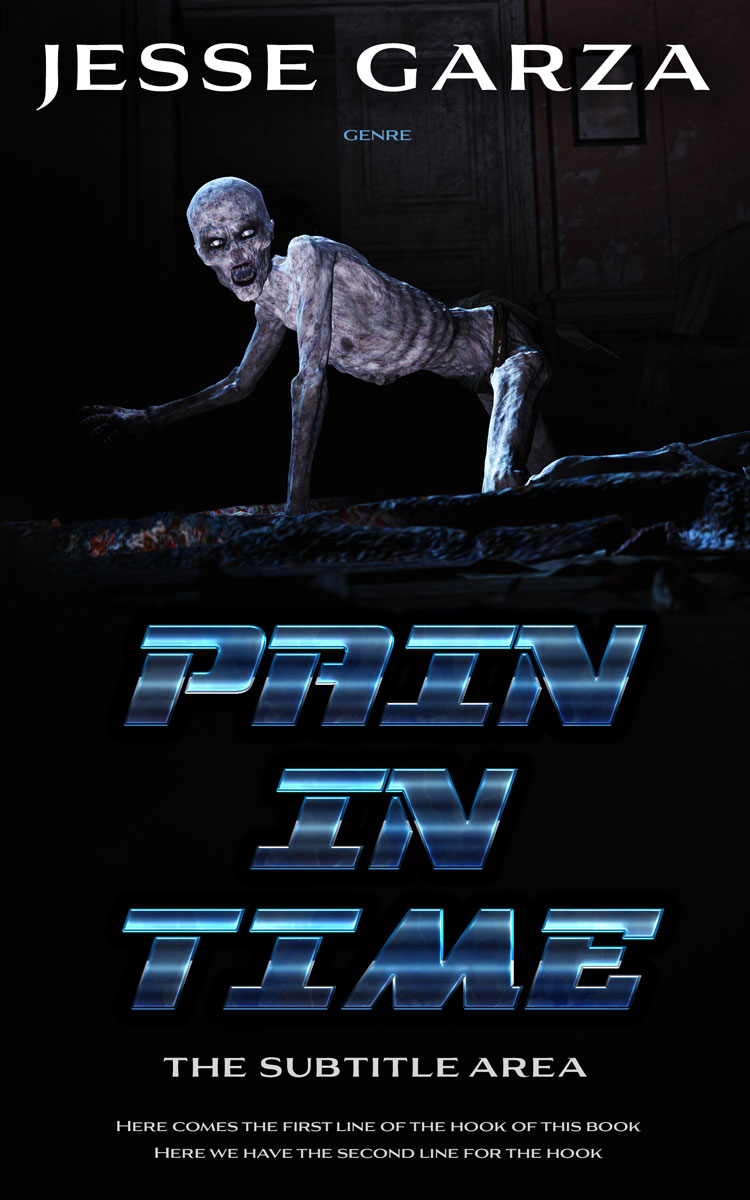 2D view of Premade Horror Book Cover - Woodsmoke