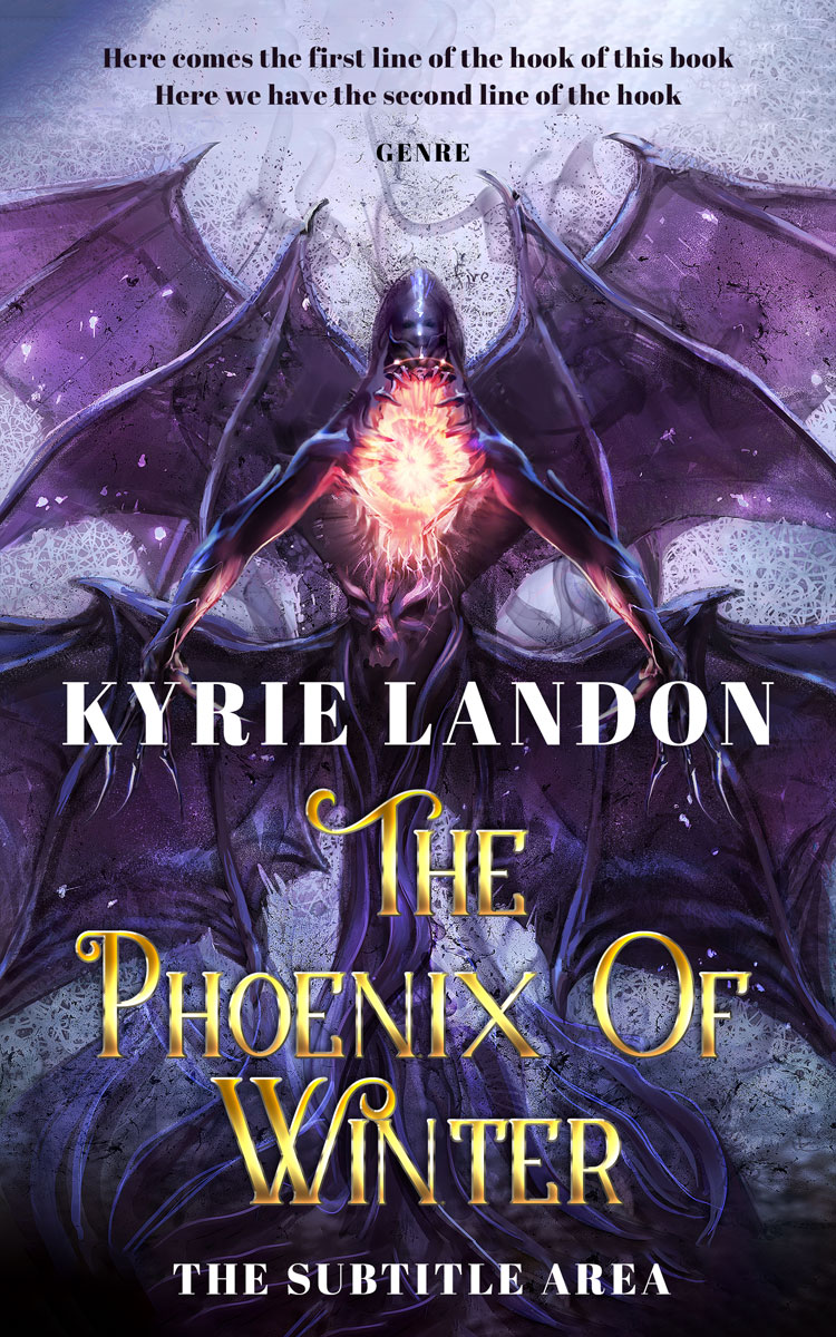 2D view of Premade Fantasy Book Cover - Martinique