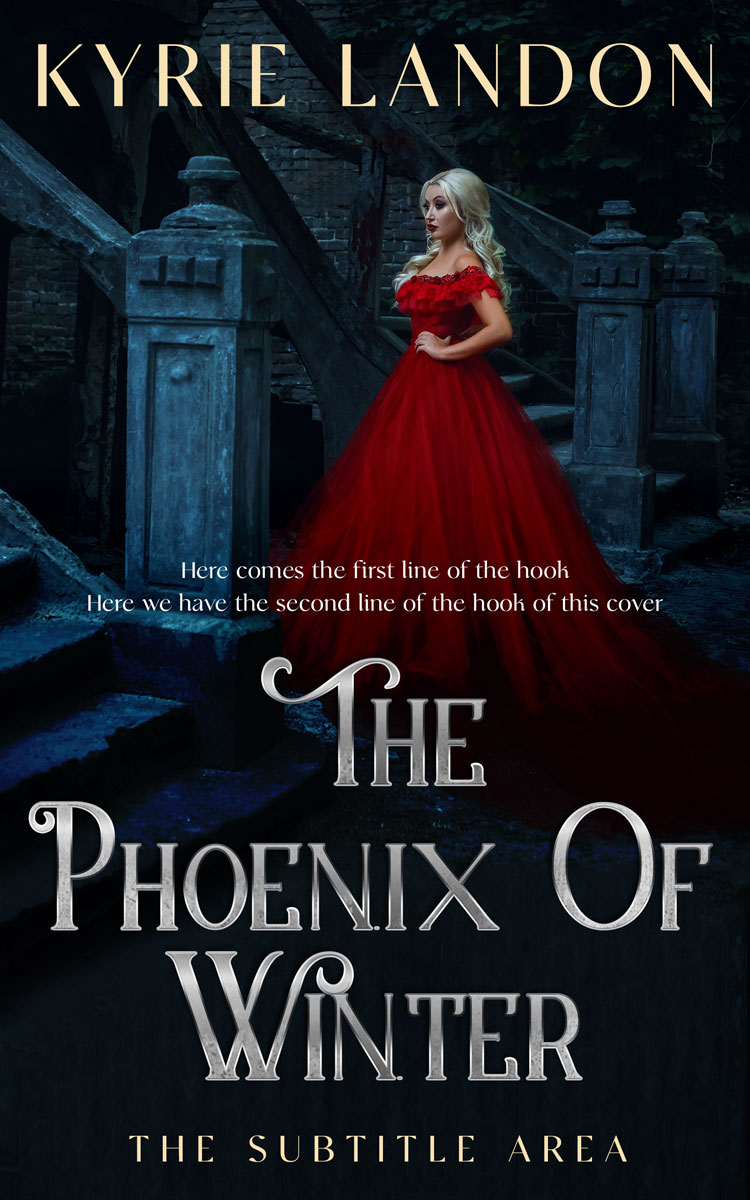 2D view of Premade Fantasy Book Cover - Bunker