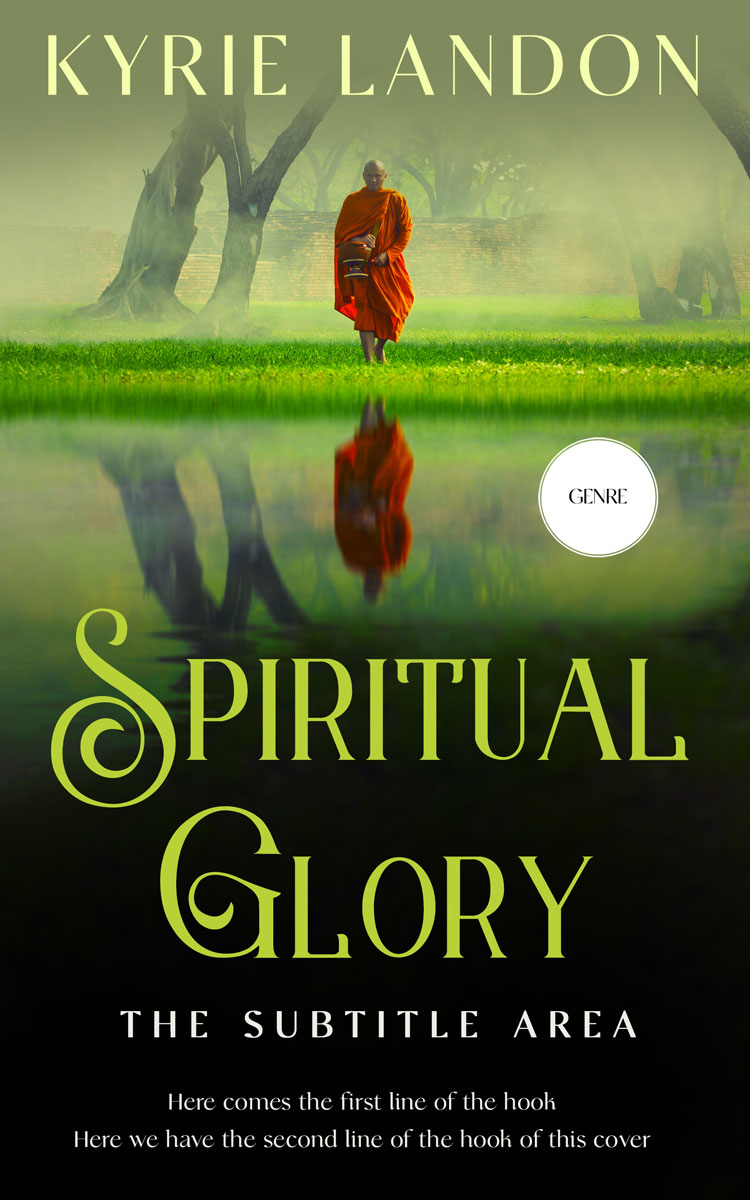 2D view of Premade Religion & Spirituality Book Cover - Gordons Green