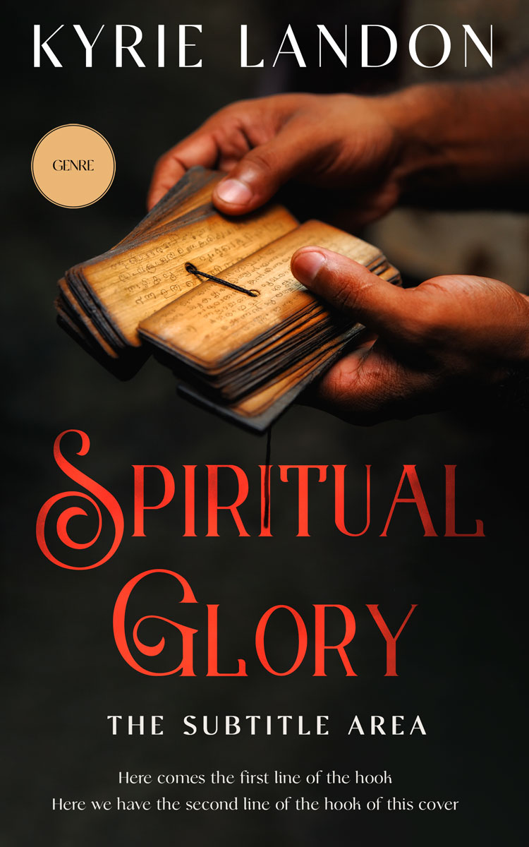 2D view of Premade Religion & Spirituality Book Cover - Rangoon Green