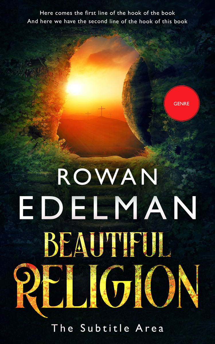 2D view of Premade Literary Fiction Book Cover - Di Serria