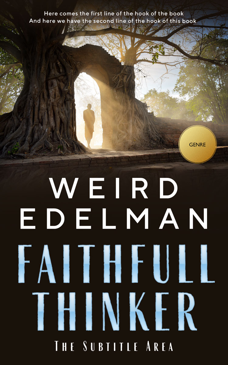 2D view of Premade Religion & Spirituality Book Cover - Ash