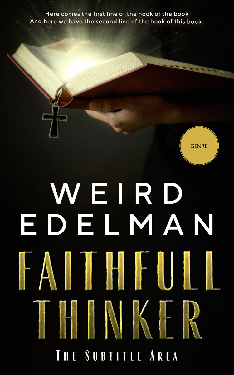 2D view of Premade Religion & Spirituality Book Cover - Straw