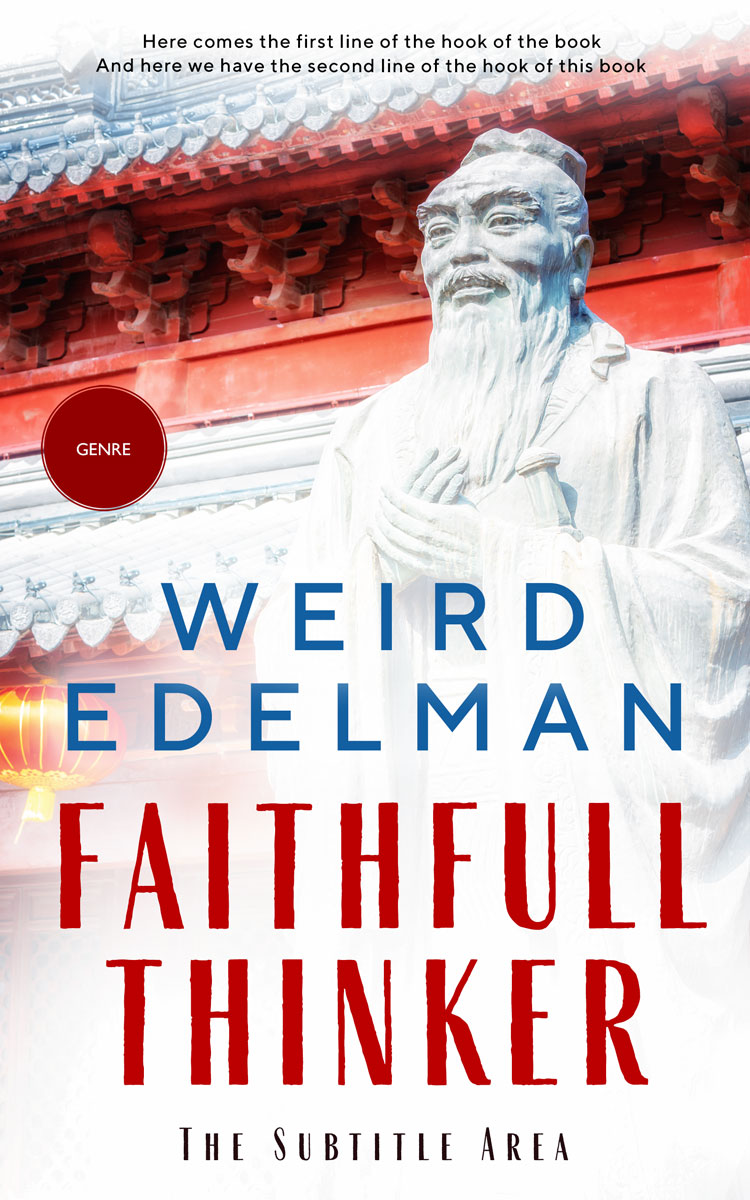 2D view of Thunder #12606 - Premade Religion & Spirituality Book Cover