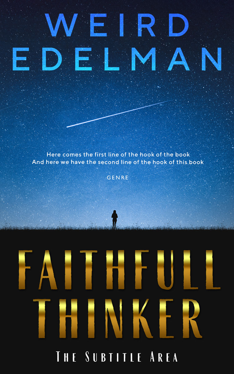 2D view of Premade Fantasy Book Cover - Big Stone