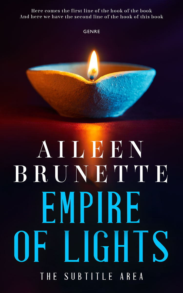 2D view of Premade Religion & Spirituality Book Cover - Ebony