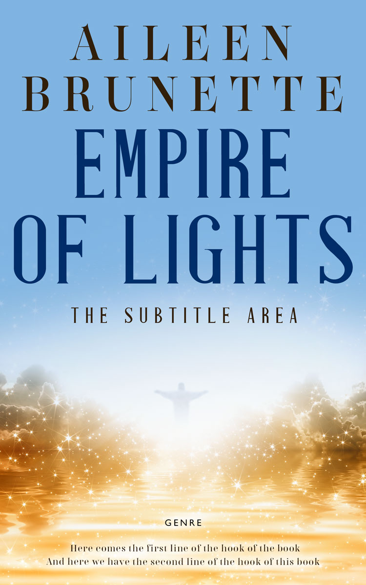 2D view of Premade Religion & Spirituality Book Cover - Cornflower