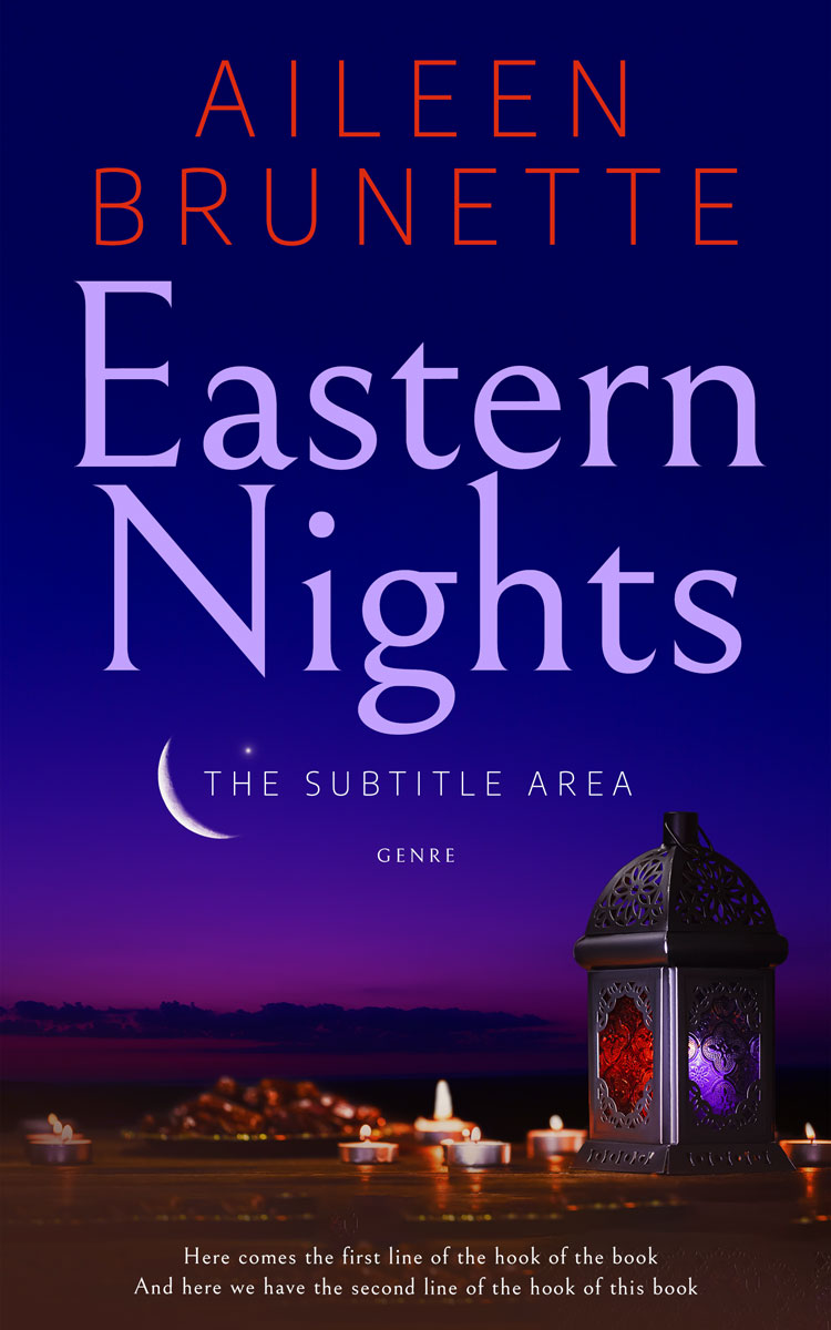 2D view of Premade Religion & Spirituality Book Cover - Violet