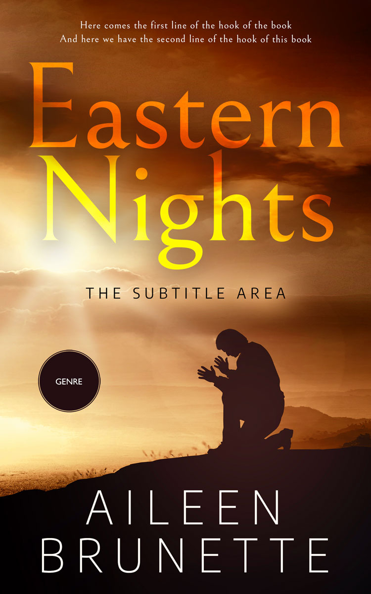 2D view of Premade Health & Mind & Body Book Cover - Russet