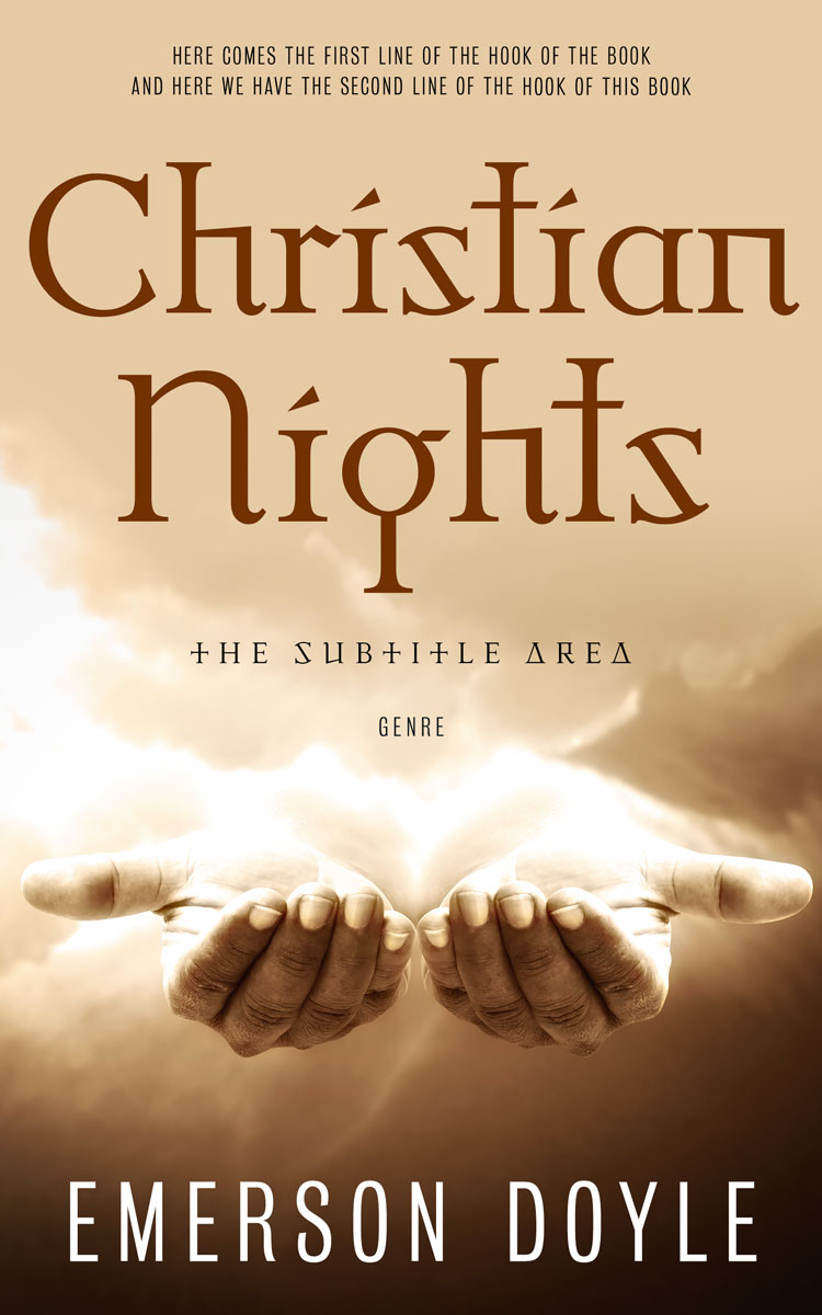 2D view of Premade Religion & Spirituality Book Cover - Brandy