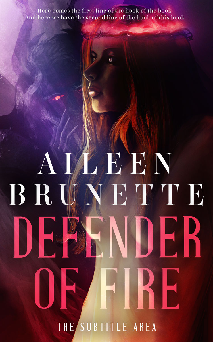 2D view of Premade Fantasy Book Cover - Tamarind