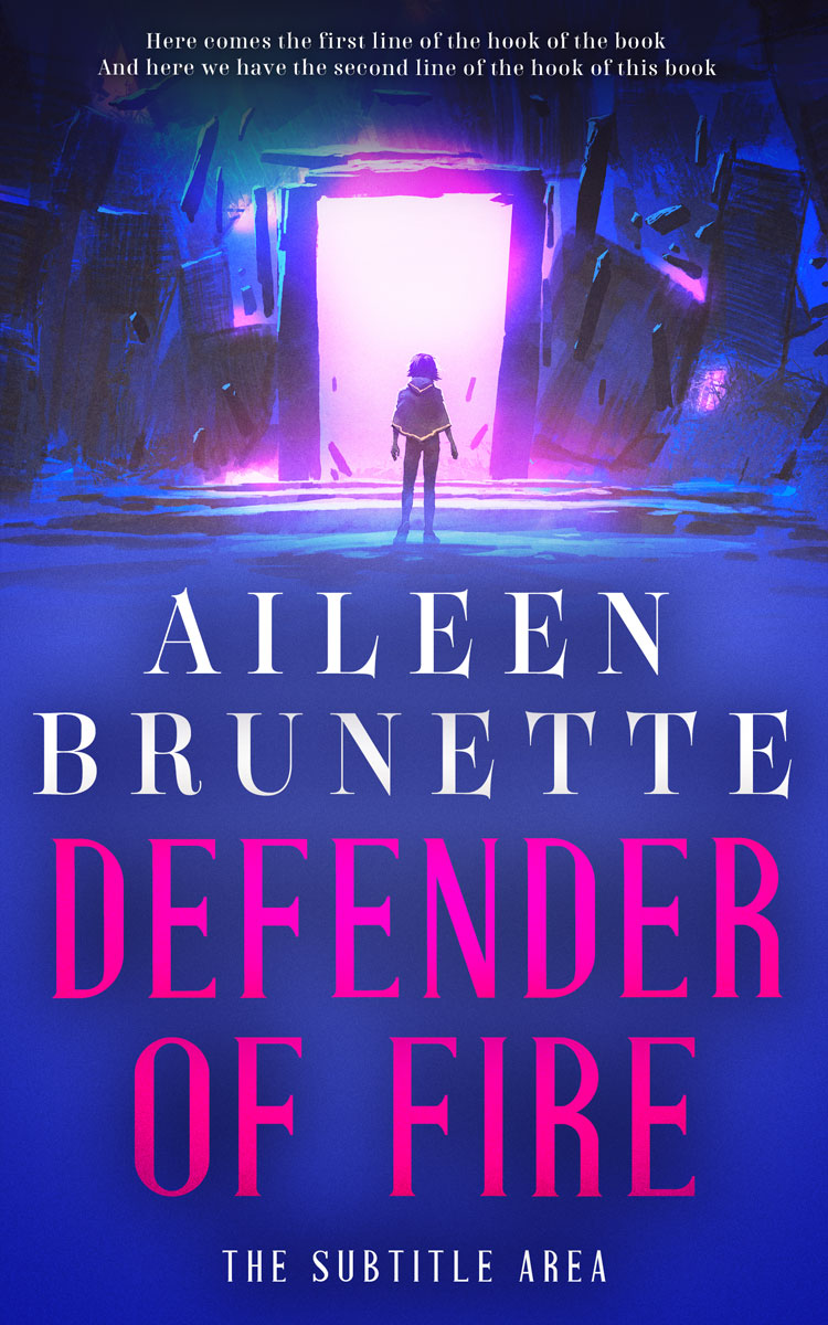 2D view of Premade Teen & Young Adult Book Cover - Bay Of Many