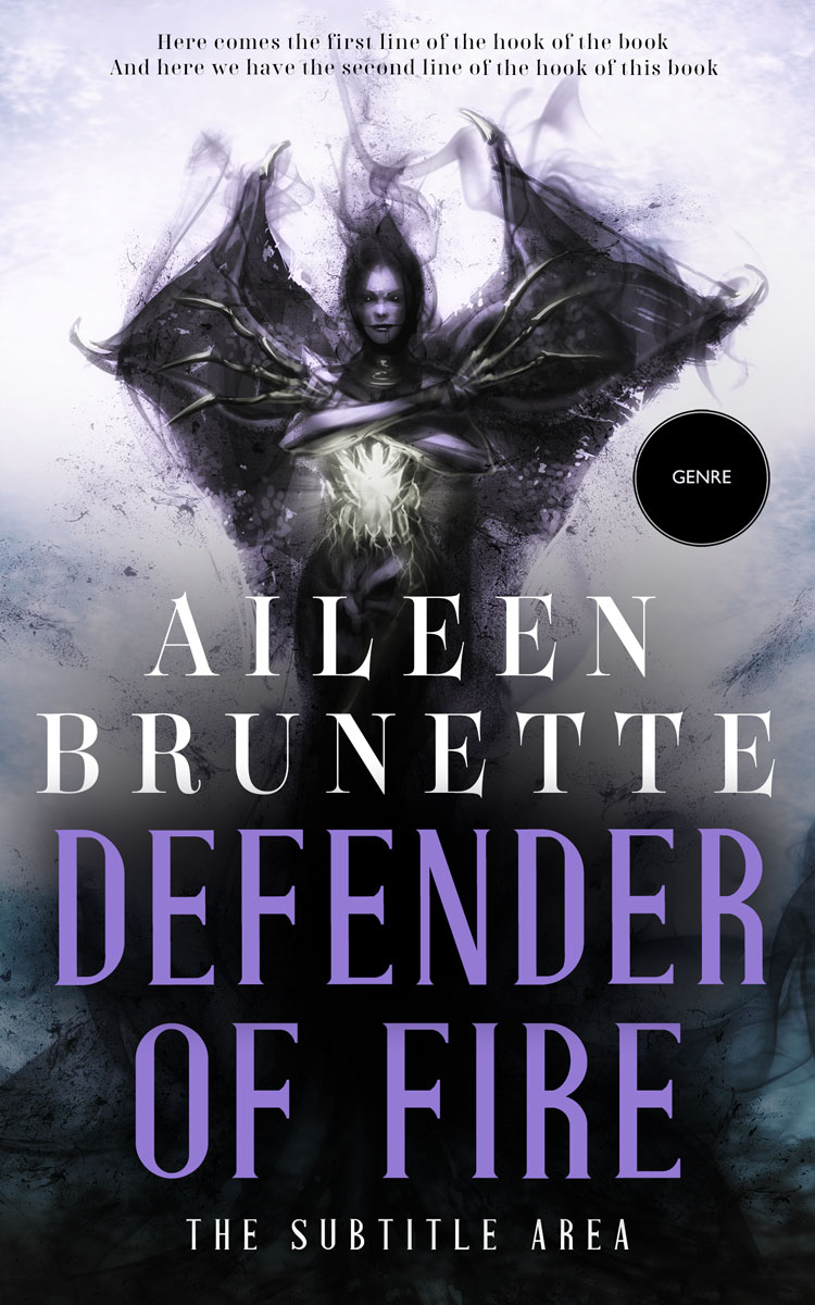 2D view of Premade Fantasy Book Cover - Snuff